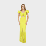 Lucía - Neoninis flamenco suknelė