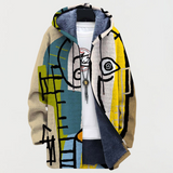 Rimutė™ | Striukė su abstrakčiu meniniu raštu